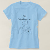 Unisex  for couples to celebrate Valentine´s day. Tシャツ (デザイン正面)
