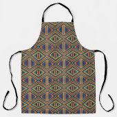 Unisex Long Apron with Unique Pattern エプロン (正面)