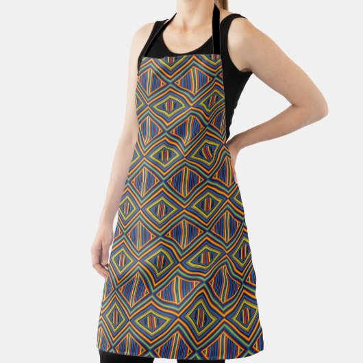 Unisex Long Apron with Unique Pattern  エプロン (インサイチュ)