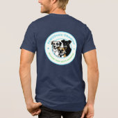 Unisex PAWSitively Obedient T-Shirt  トライブレンドＴシャツ (裏面)