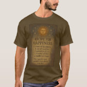 Unisex Recipie for Happiness Magickal AI Art Tシャツ (正面)