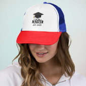 Unisex Red Baseball Cap "Call Me Master" キャップ