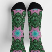 Unisex Socks, art socks, bright socks word art, br ソックス (上部)