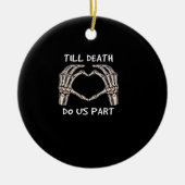 Unisex Til Death Do Us Part, Bride To Be, Bones, M セラミックオーナメント (正面)
