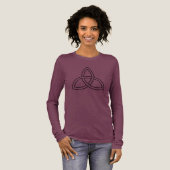 Unisex Triquetra Long Sleeve Tee Unisex トライブレンドＴシャツ (正面全体)