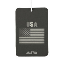 Unisex USA American Flag Retro  カーエアーフレッシュナー
