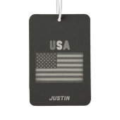 Unisex USA American Flag Retro  カーエアーフレッシュナー (裏面)