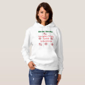 Unisex Xmas Pullover-Funny Xmas Quote パーカ (正面フル)