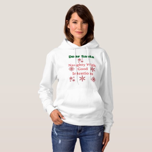 Unisex Xmas Pullover-Funny Xmas Quote パーカ (正面フル)