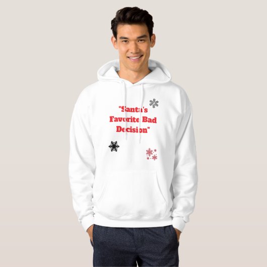 Unisex Xmas Pullover –Funny Xmas Quote パーカ (正面フル)
