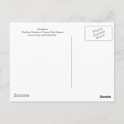 Unisphereはがき ポストカード (裏面)
