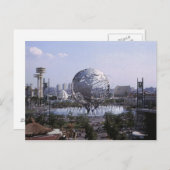 Unisphere、1964年ニューヨーク・ワールド・フェア・ヴィンテージ ポストカード (正面/裏面)