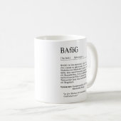 Unispruch "BAföG" Geschenk, Studenten コーヒーマグカップ (正面右)