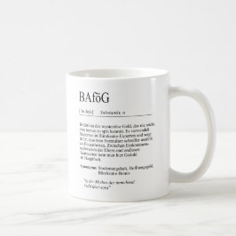 Unispruch "BAföG" Geschenk, Studenten コーヒーマグカップ