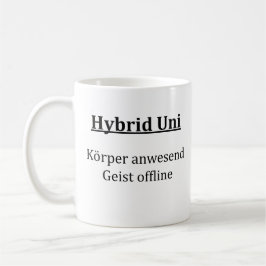 Unispruch "Hybrid Uni" Geschenk, Studenten コーヒーマグカップ