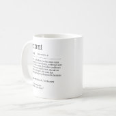 Unispruch "Lehramt" Geschenk, Studenten コーヒーマグカップ (正面左)