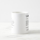 Unispruch "Lehramt" Geschenk, Studenten コーヒーマグカップ (中央)