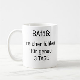 Unispruch "reicher für 3d" Geschenk, Studenten コーヒーマグカップ