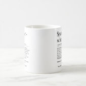 Unispruch "Sportwissenschaften" Studenten コーヒーマグカップ (中央)