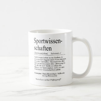 Unispruch "Sportwissenschaften" Studenten コーヒーマグカップ