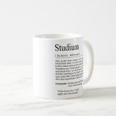 Unispruch "Studium" Geschenk, Studenten コーヒーマグカップ (正面右)