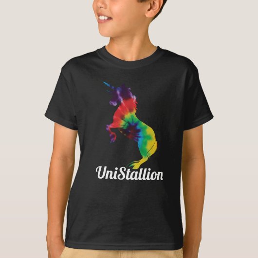 UniStallion -絞り染め Tシャツ (正面)