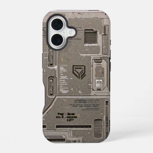 UNIT-77 #002: オービタル・バスティオン 2152 iPhone 16ケース (裏面)