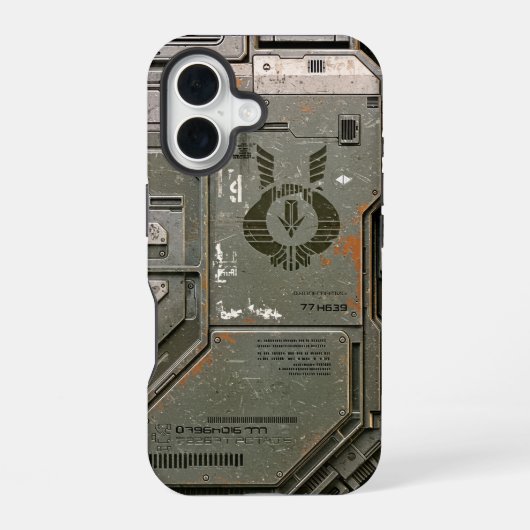 UNIT-77 #004: バンガードシールド77 iPhone 16ケース (裏面)