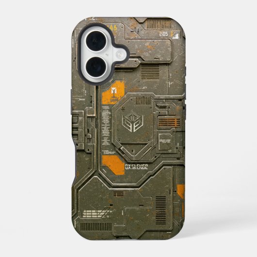UNIT-77 #005: ハザードセクターCKE-145 iPhone 16ケース (裏面)