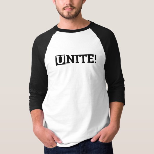UNITE! ワード デザイン Tシャツ (正面)
