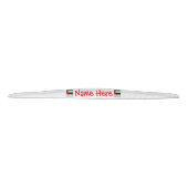 United Arab Emirates UAE Flag Red Personalize Name タイヘッドバンド (正面)
