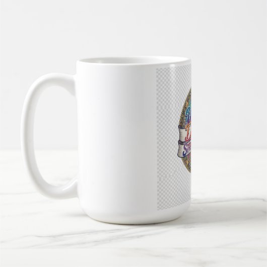 United Dreams Strong Hearts - 団結と力のTシャツ コーヒーマグカップ (左)