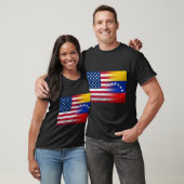 United in Freedom: A Fusion of the Flags Tシャツ (ユニセックス)
