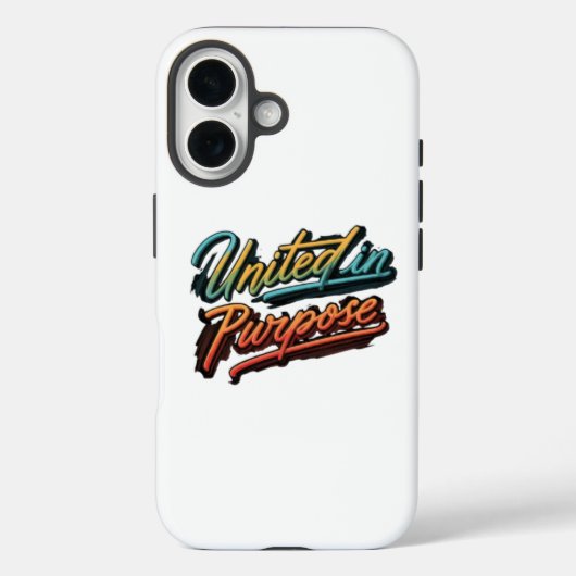 "United in Purpose" バックカバー デザイン Case-Mate iPhoneケース (裏面)