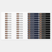 United Kingdom Art Deco Flag | Iron-On Name Label ラベル (シート)