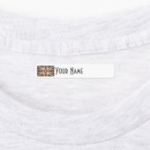 United Kingdom Art Deco Flag | Iron-On Name Label ラベル (貼付)