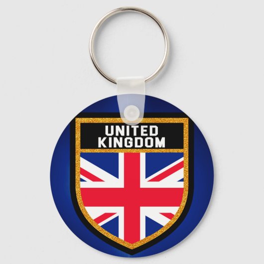 United Kingdom Flag キーホルダー (正面)