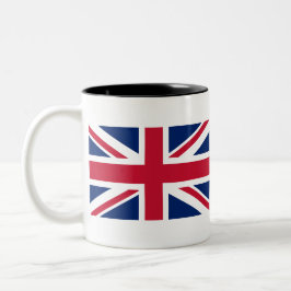 United Kingdom Flag ツートーンマグカップ