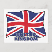 United Kingdom Flag ポストカード (正面)