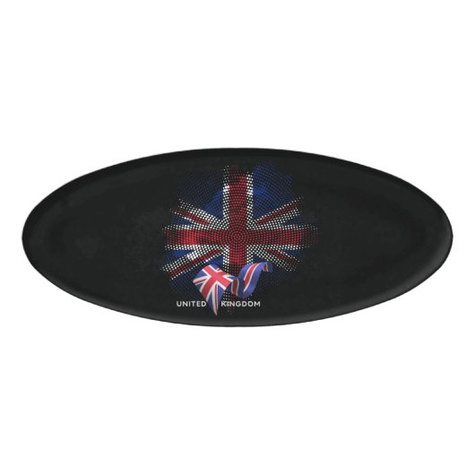 United Kingdom Flag 名札 (正面)
