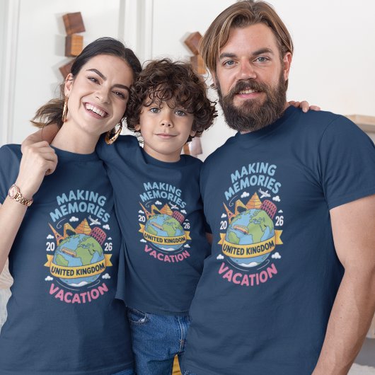 United Kingdom Group Matching Vacation Memory Tシャツ