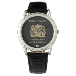 United Kingdom passport wristwatch 腕時計