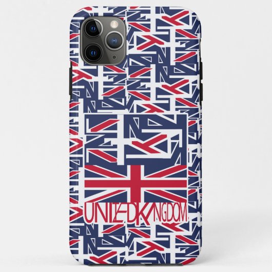 United Kingdom UK flag BY MASANSER PIXELAT Case-Mate iPhoneケース (裏面)