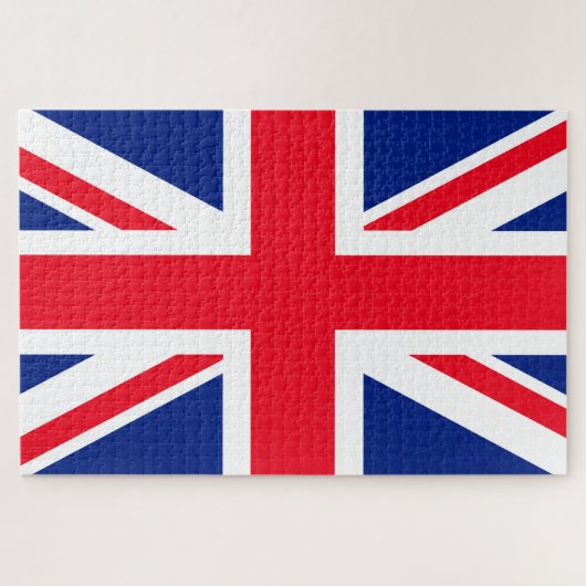 United Kingdom Union Jack Flag ジグソーパズル (横)