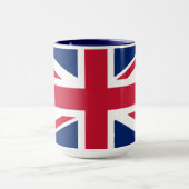 United Kingdom Union Jack Flag Personalized Mug マグカップ (中央)