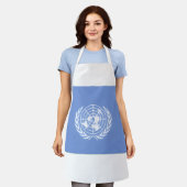 UNITED NATIONS エプロン (着用した状態)