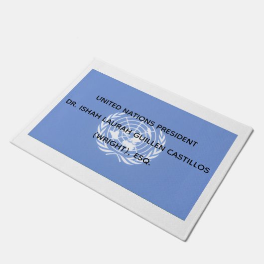 UNITED NATIONS ドアマット (アングル)