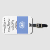 UNITED NATIONS ラゲッジタグ (正面横)