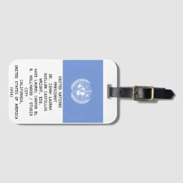 UNITED NATIONS ラゲッジタグ