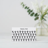 united People、Company会社名 名刺 (スタンド正面)